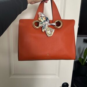 Nanette Lepore Orange Leather Handbag